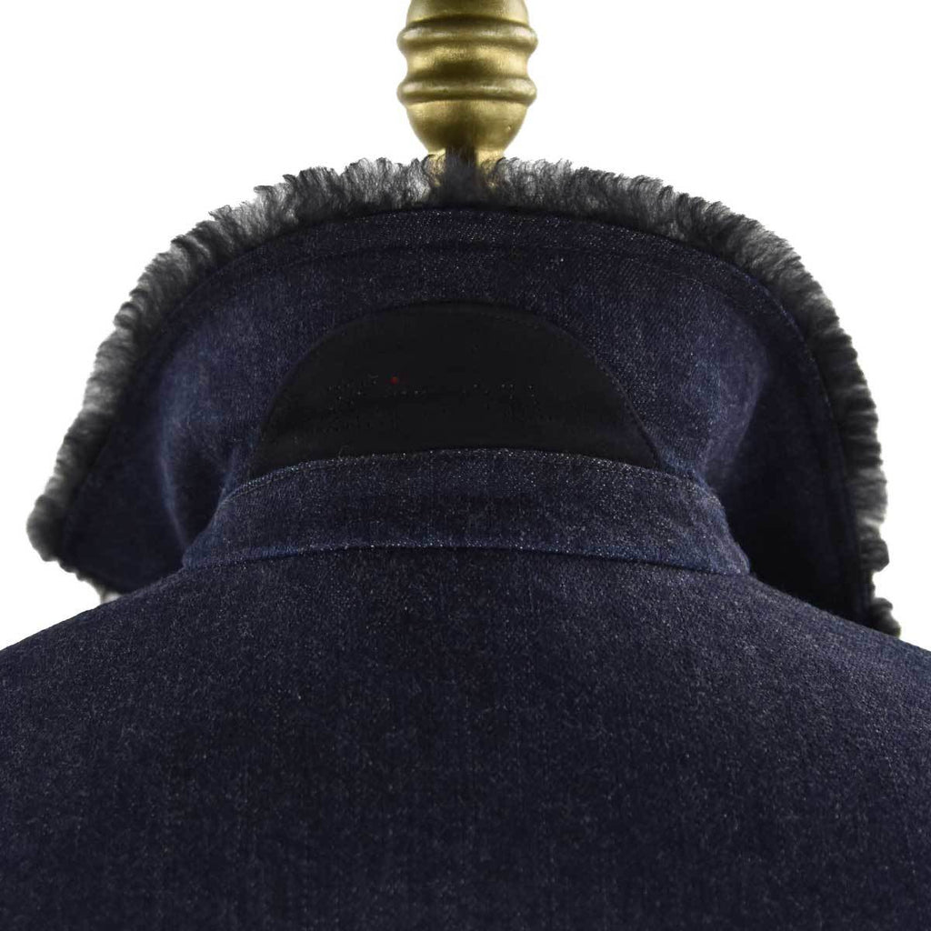 Kiton Dark Blue Cotton Ea Coat - view 5