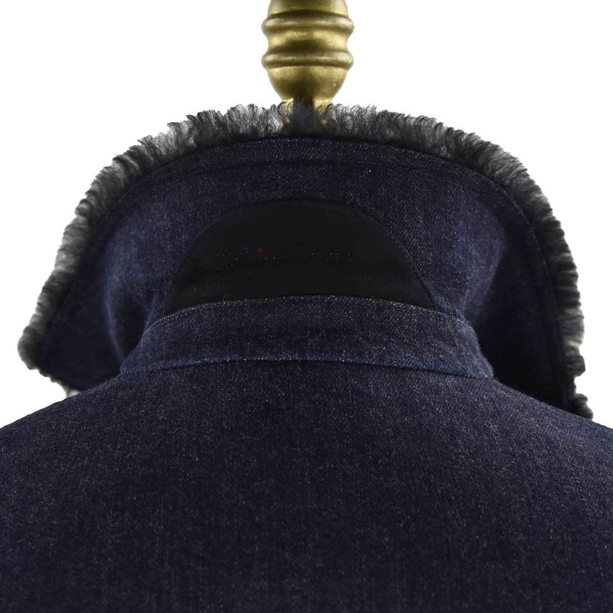 Kiton Dark Blue Cotton Ea Coat - view 5