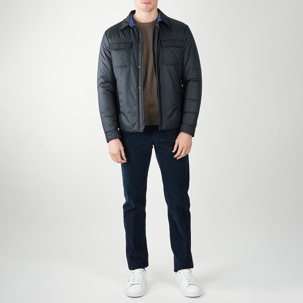 Kiton Blue Pl Coat Blue - view 2