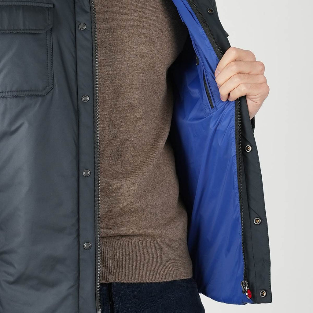 Kiton Blue Pl Coat Blue - view 15