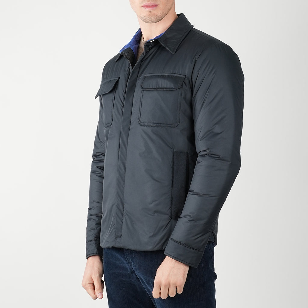 Kiton Blue Pl Coat Blue - view 4