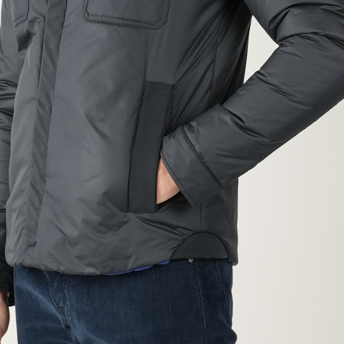 Kiton Blue Pl Coat Blue - view 9
