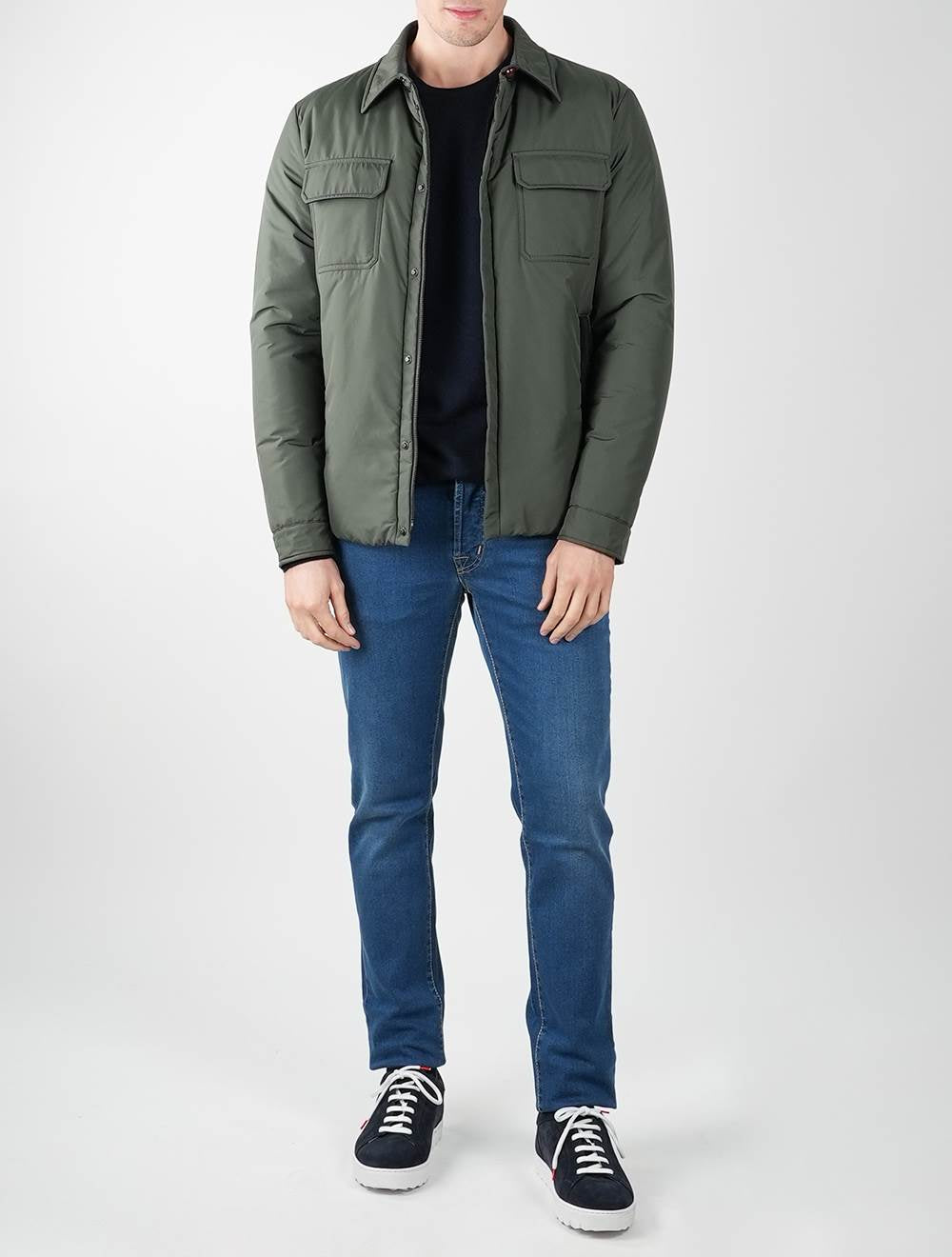 Kiton Green Pl Coat Green - view 11