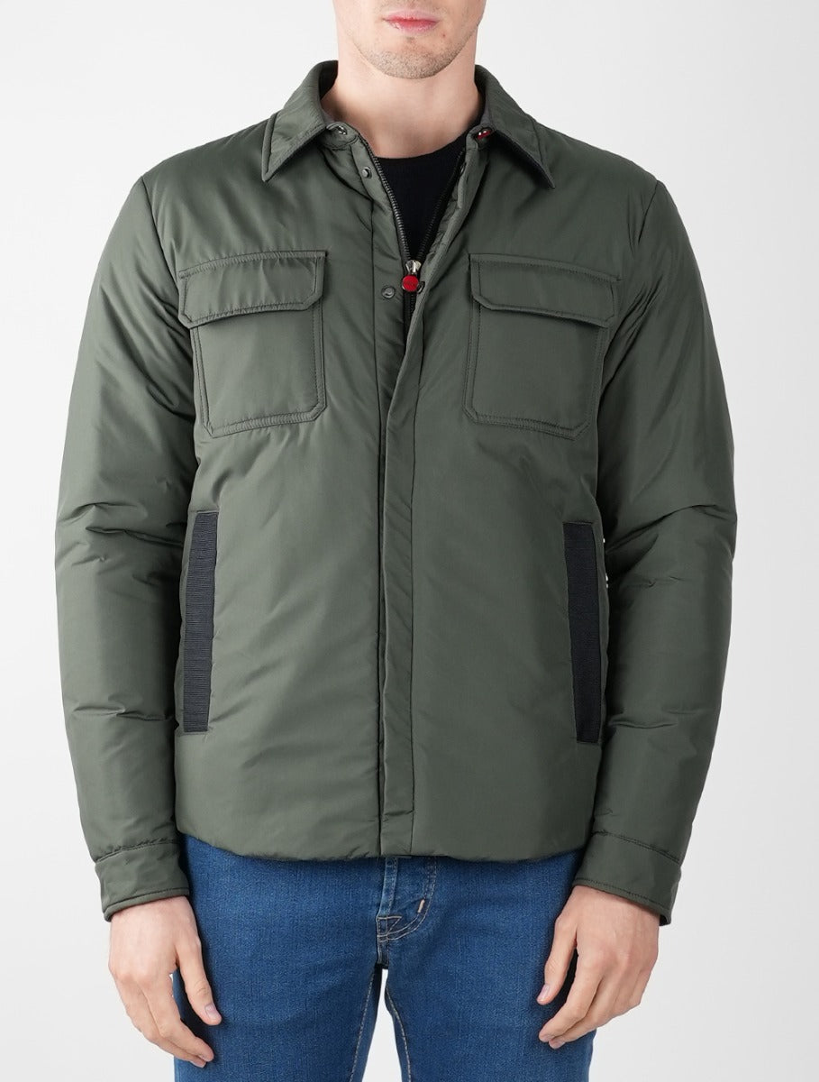 Kiton Green Pl Coat Green - view 3