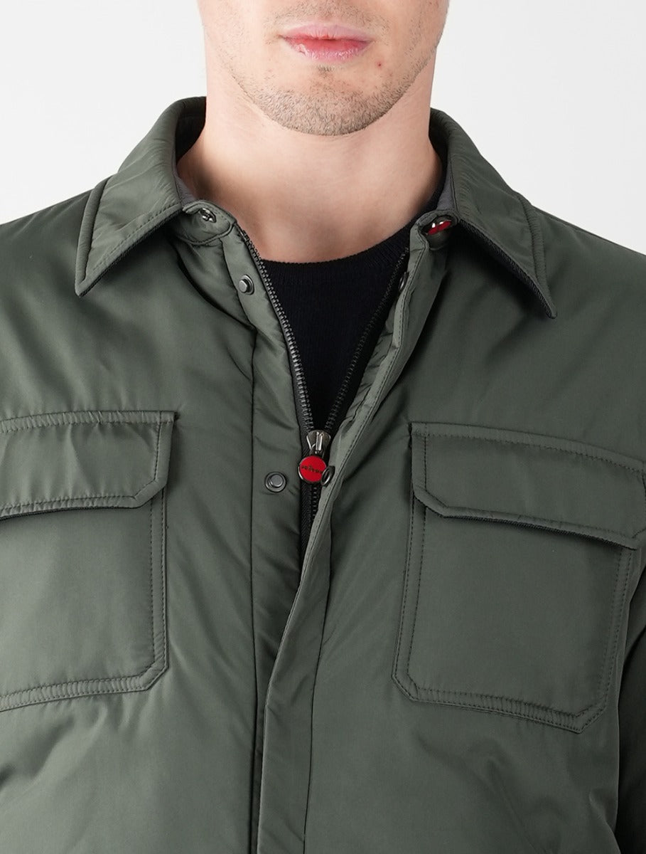 Kiton Green Pl Coat Green - view 8