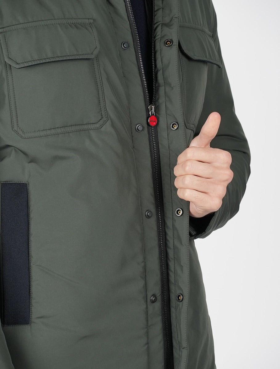 Kiton Green Pl Coat Green - view 10