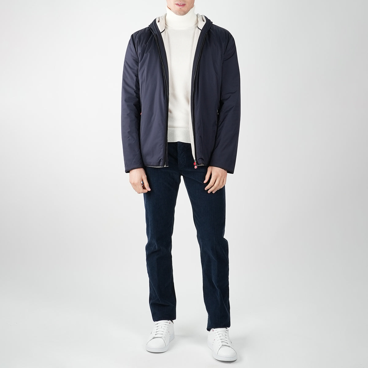Kiton Blue Pa Pu Coat - view 2