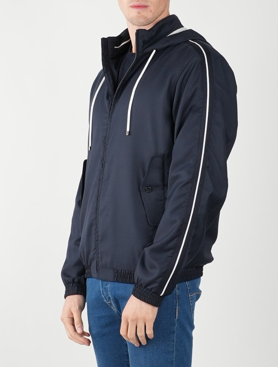 Kiton Blue Virgin Wool Pa Coat - view 4