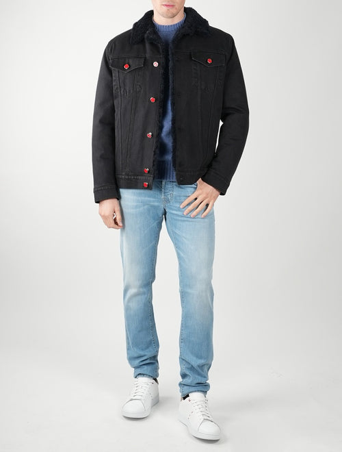 Kiton Black Cotton Ea Coat Style 1 - view 2