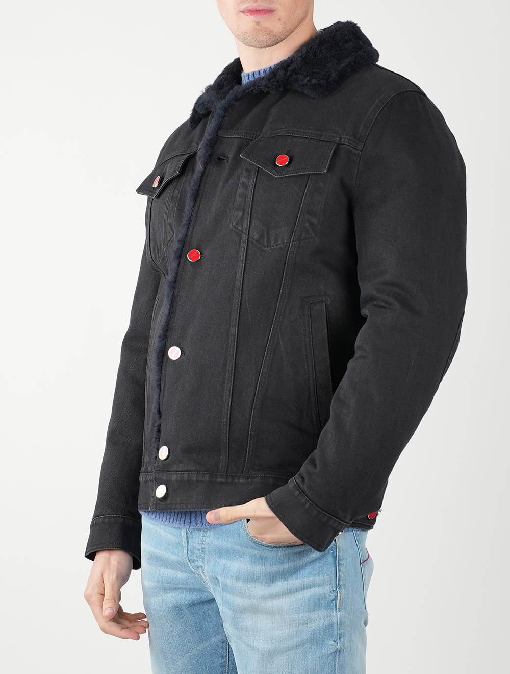 Kiton Black Cotton Ea Coat Style 1 - view 18