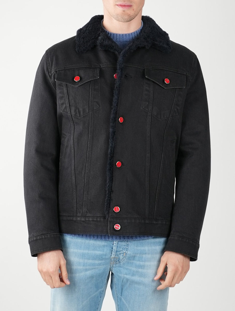 Kiton Black Cotton Ea Coat Style 1 - view 3