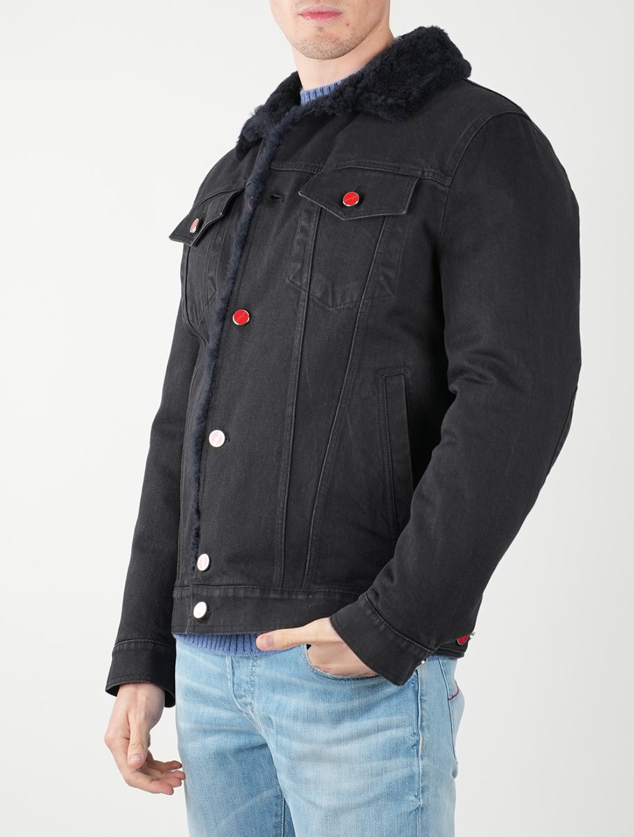 Kiton Black Cotton Ea Coat Style 1 - view 4