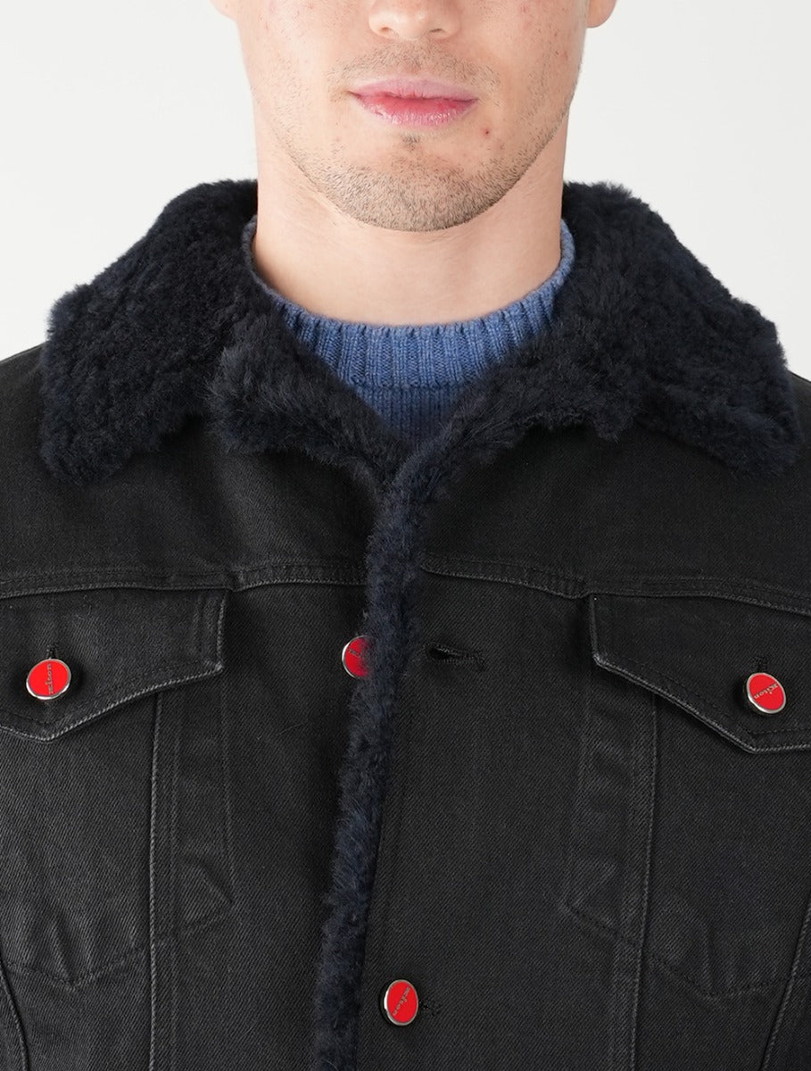 Kiton Black Cotton Ea Coat Style 1 - view 7