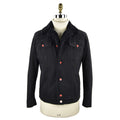 Kiton Black Cotton Ea Coat Style 1