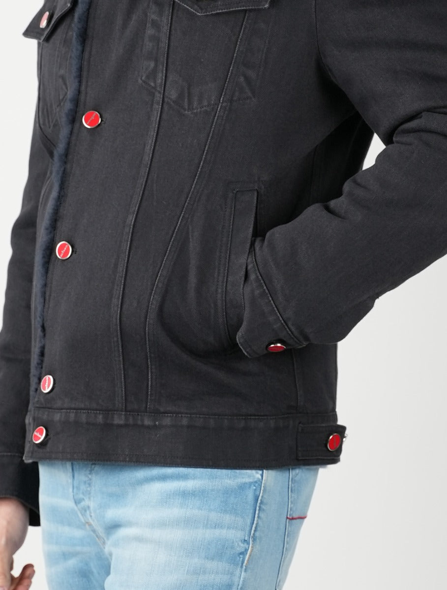 Kiton Black Cotton Ea Coat Style 1 - view 9