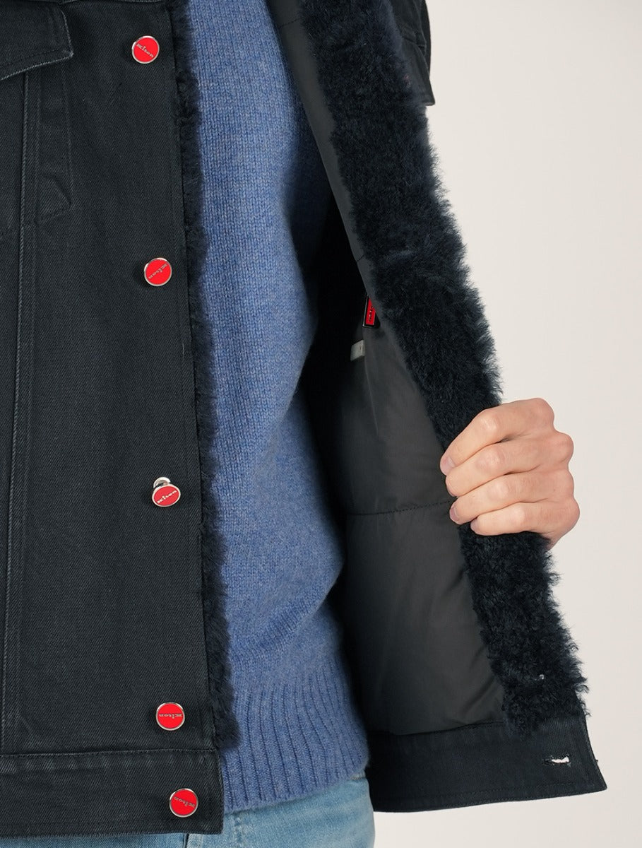Kiton Black Cotton Ea Coat Style 1 - view 10