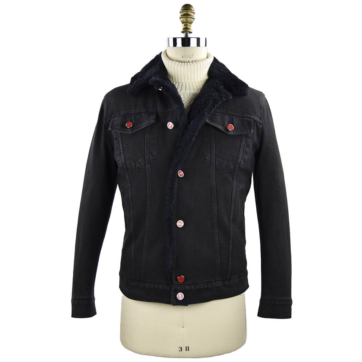Kiton Black Cotton Ea Coat Style 2 - view 4