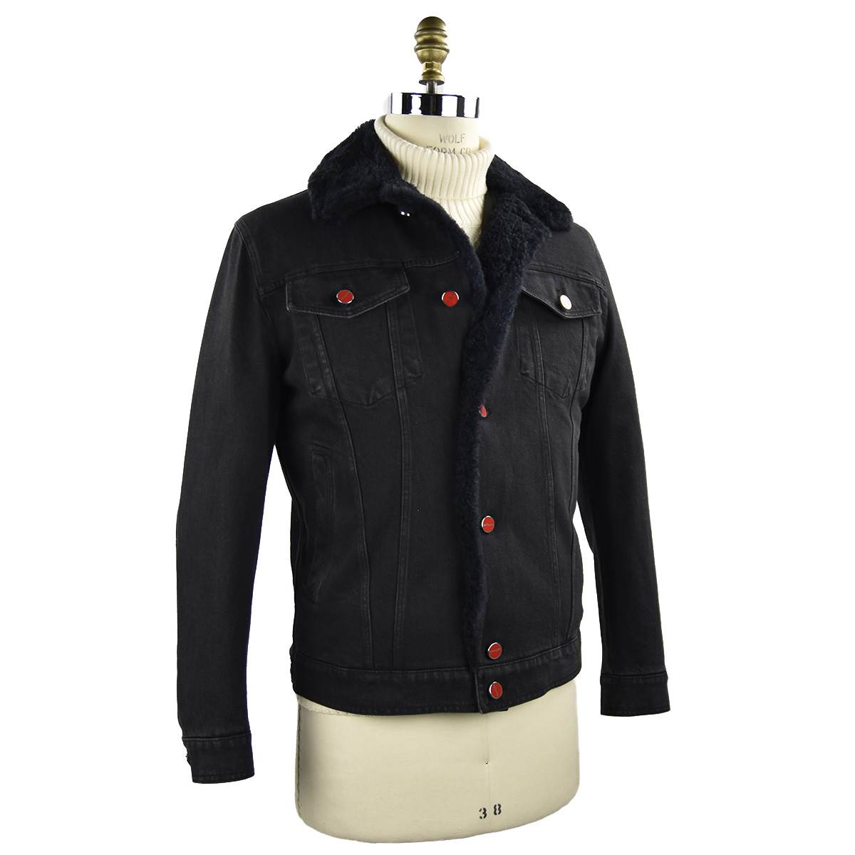 Kiton Black Cotton Ea Coat Style 2 - view 2
