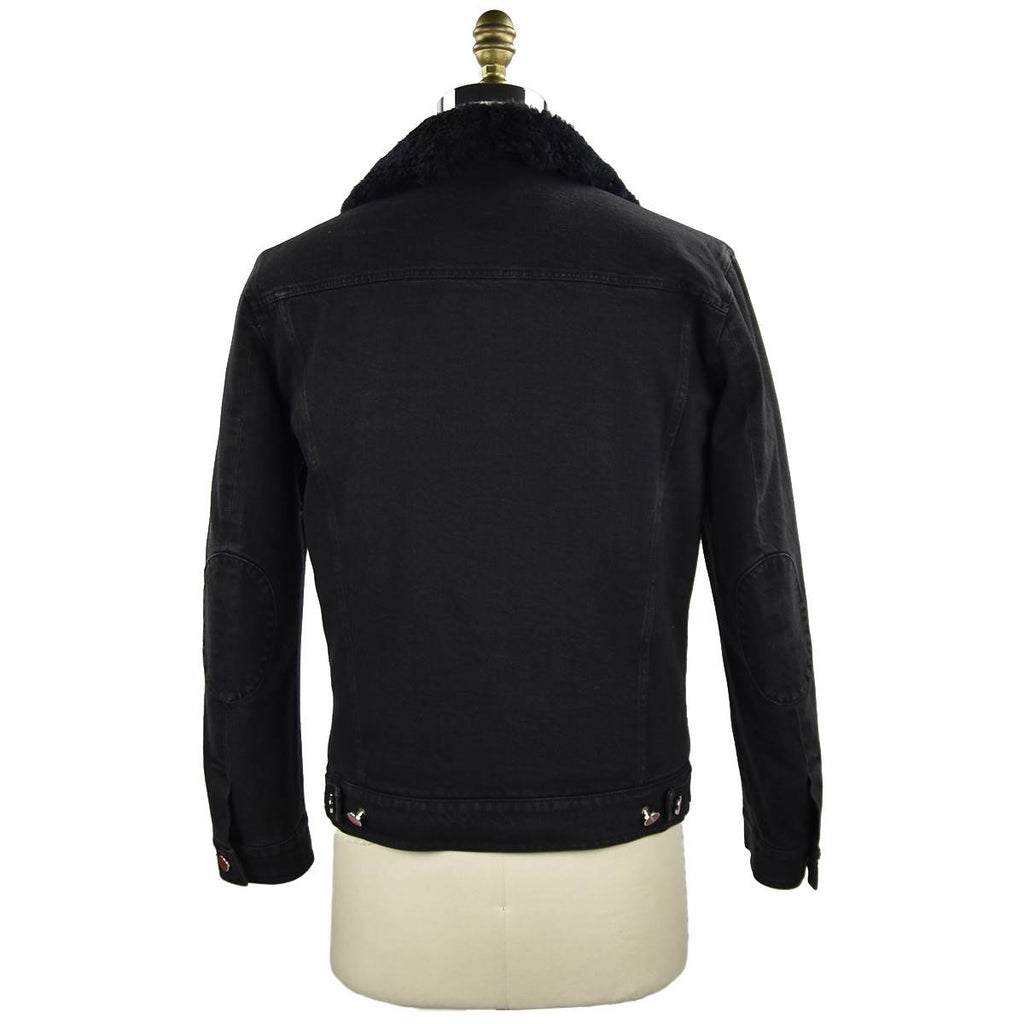 Kiton Black Cotton Ea Coat Style 2 - view 3