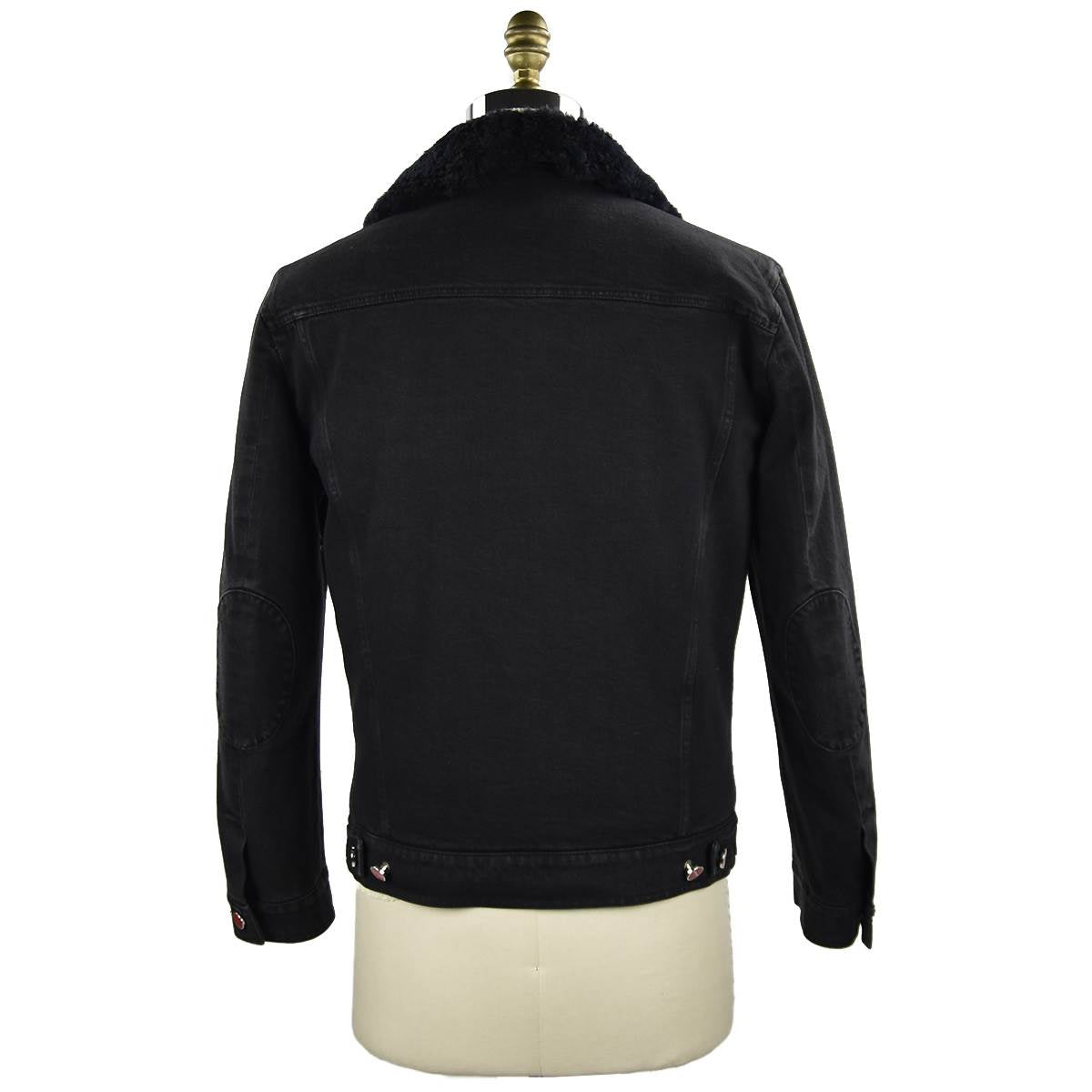 Kiton Black Cotton Ea Coat Style 2 - view 3