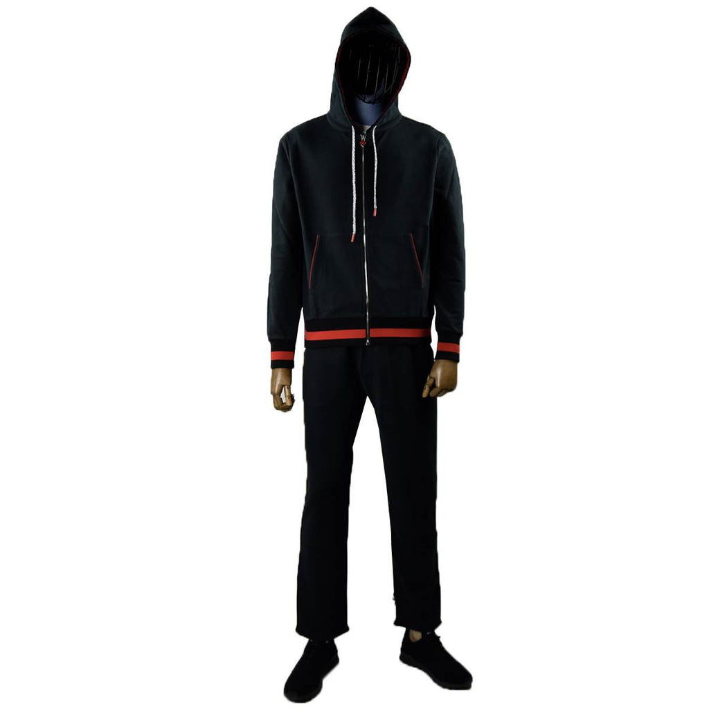 Kiton Black Cotton Tracksuit