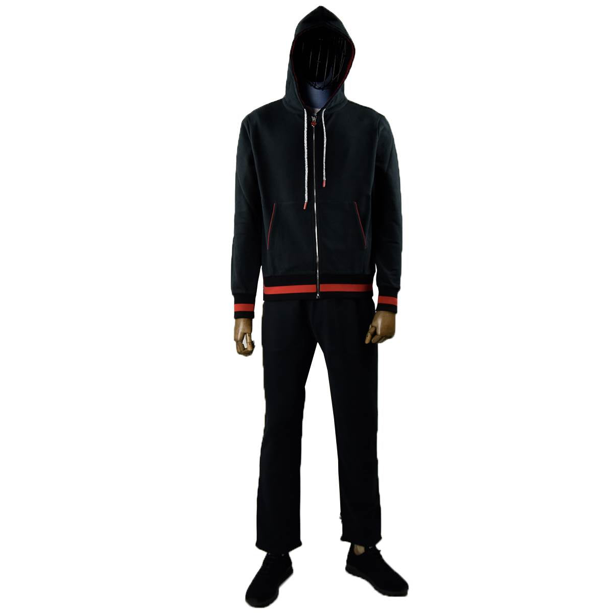 Kiton Black Cotton Tracksuit