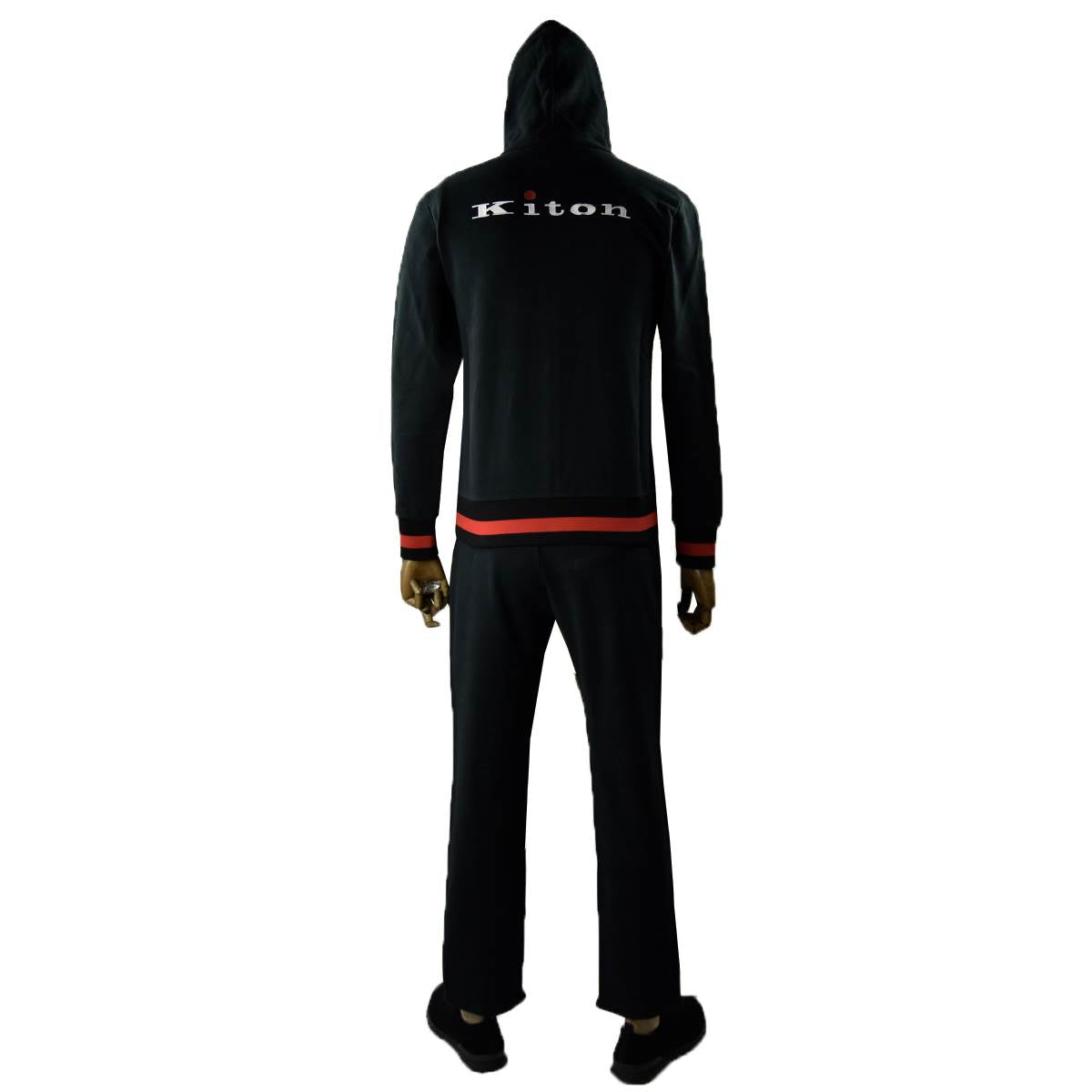 Kiton Black Cotton Tracksuit - view 3