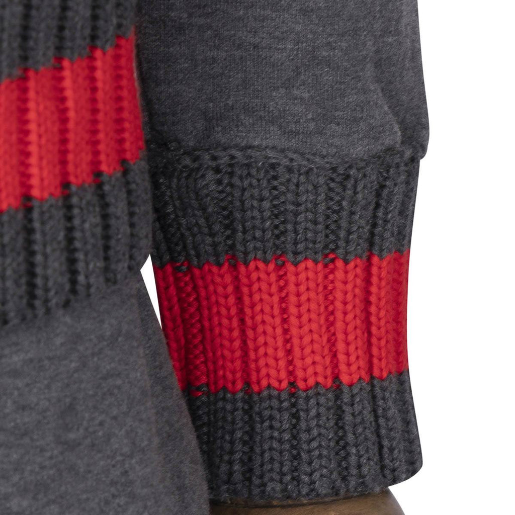 Kiton Gray Red Cotton Tracksuit - view 3
