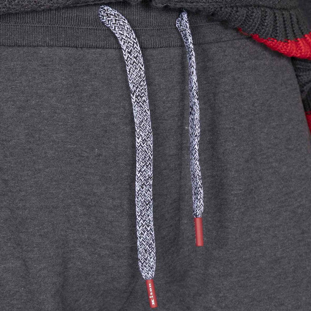 Kiton Gray Red Cotton Tracksuit - view 6