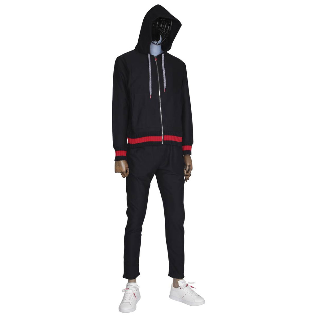 Kiton Blue Cotton Tracksuit - view 2