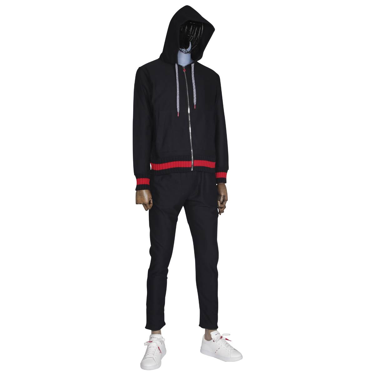 Kiton Blue Cotton Tracksuit - view 2