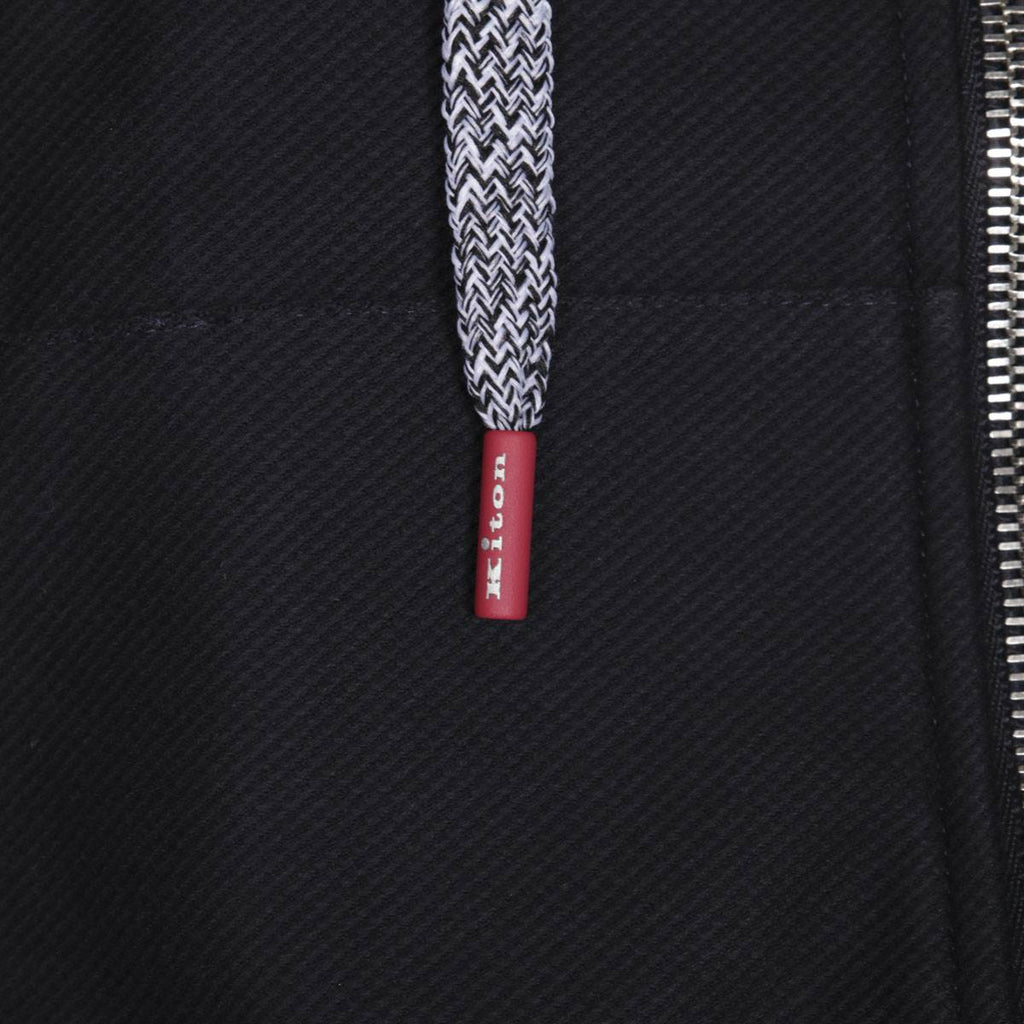 Kiton Blue Cotton Tracksuit - view 3