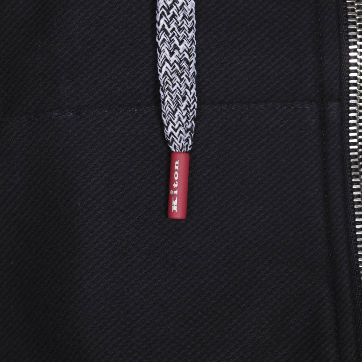 Kiton Blue Cotton Tracksuit - view 3