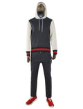 Kiton Gray White Tracksuit