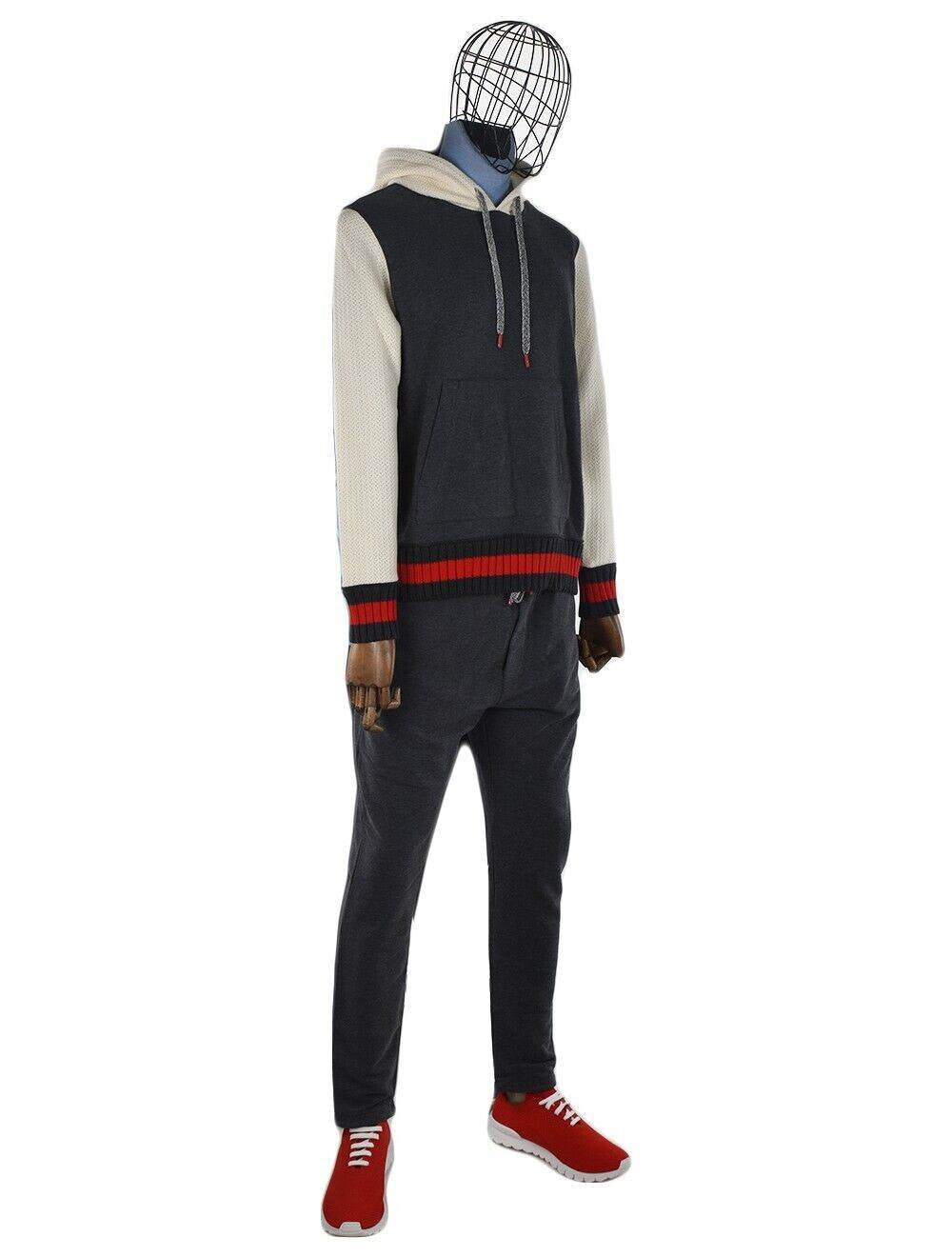 Kiton Gray White Tracksuit - view 4