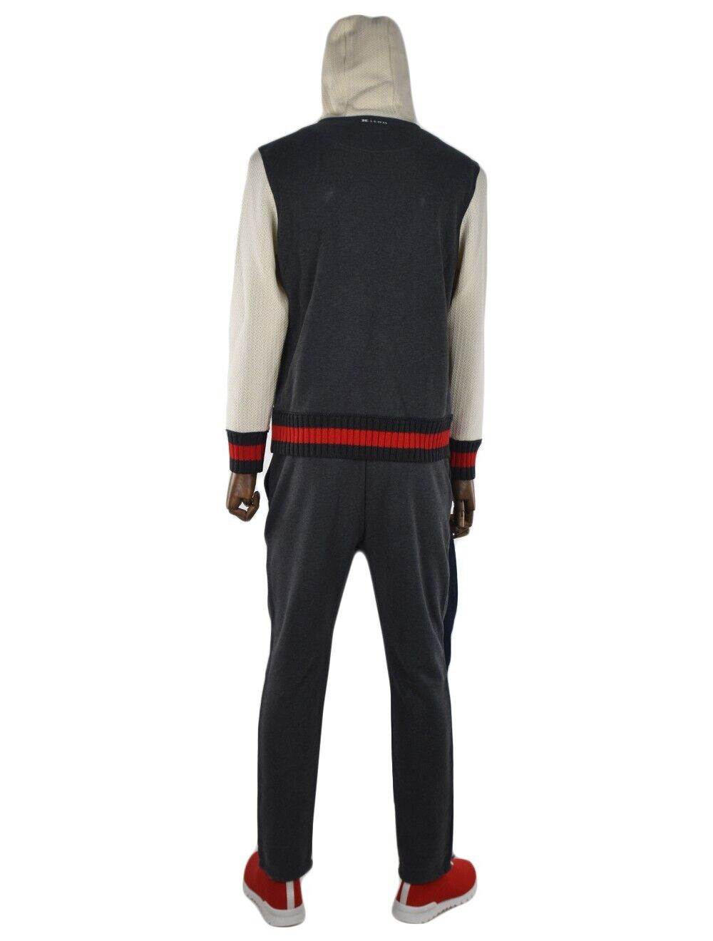 Kiton Gray White Tracksuit - view 6
