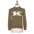 Kiton Light Brown Cashmere Crewneck Sweater