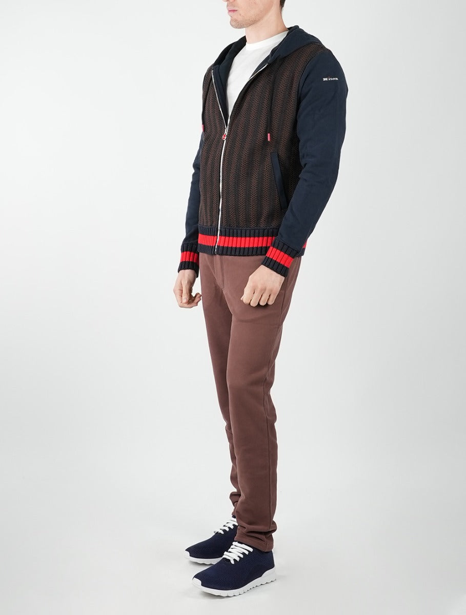 Kiton Multicolor Cotton Tracksuit - view 4