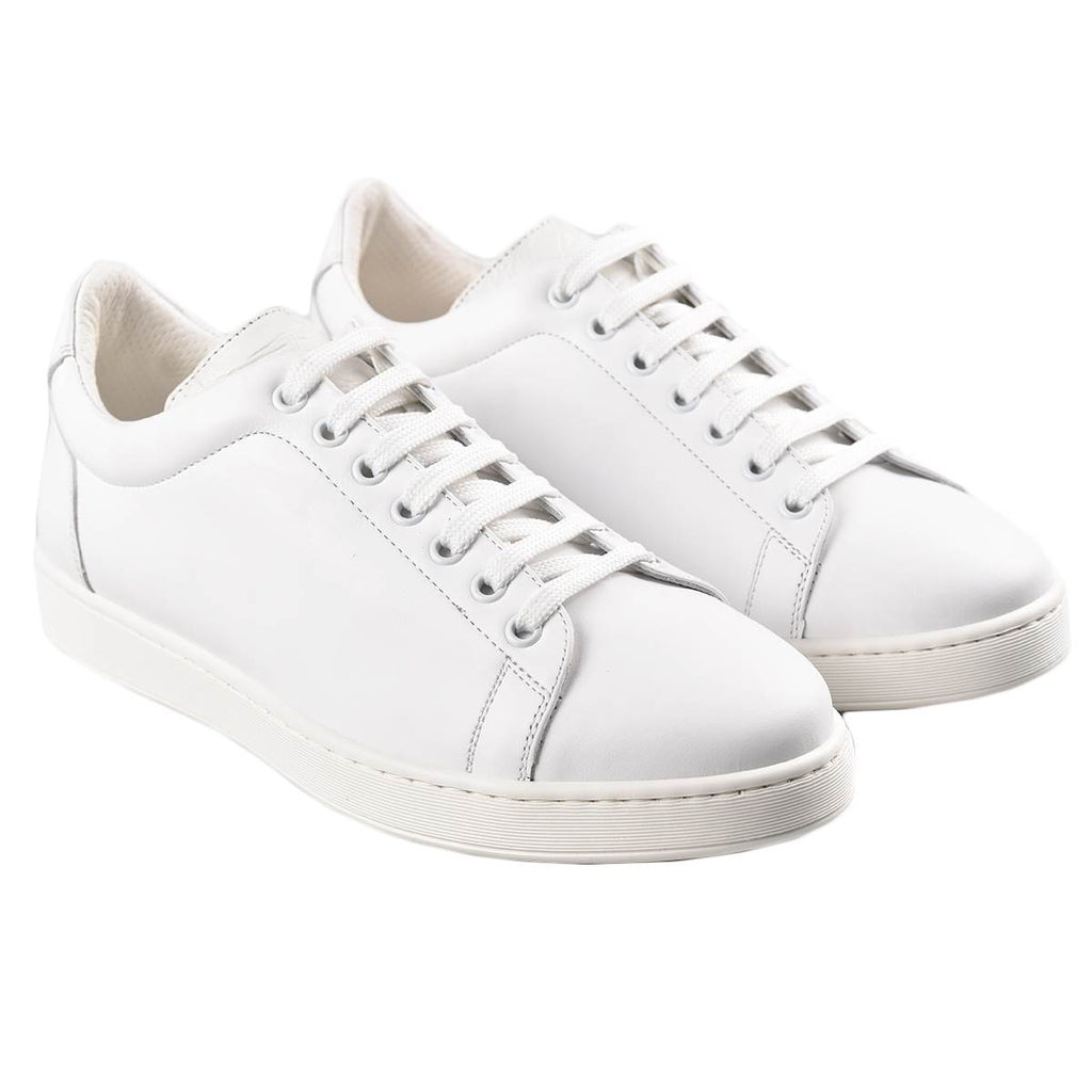 Kiton White Crocodile Calfskin Shoes