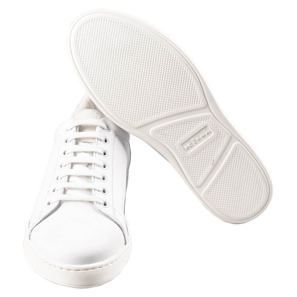 Kiton White Crocodile Calfskin Shoes
