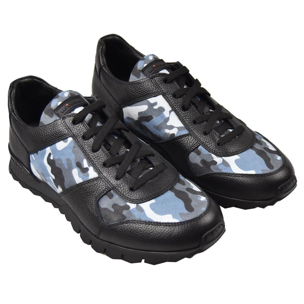 Kiton Multicolor Cotton-Polyester Shoes VLAZ