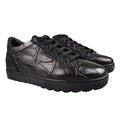 Kiton Black Crocodile Sneakers SUIB