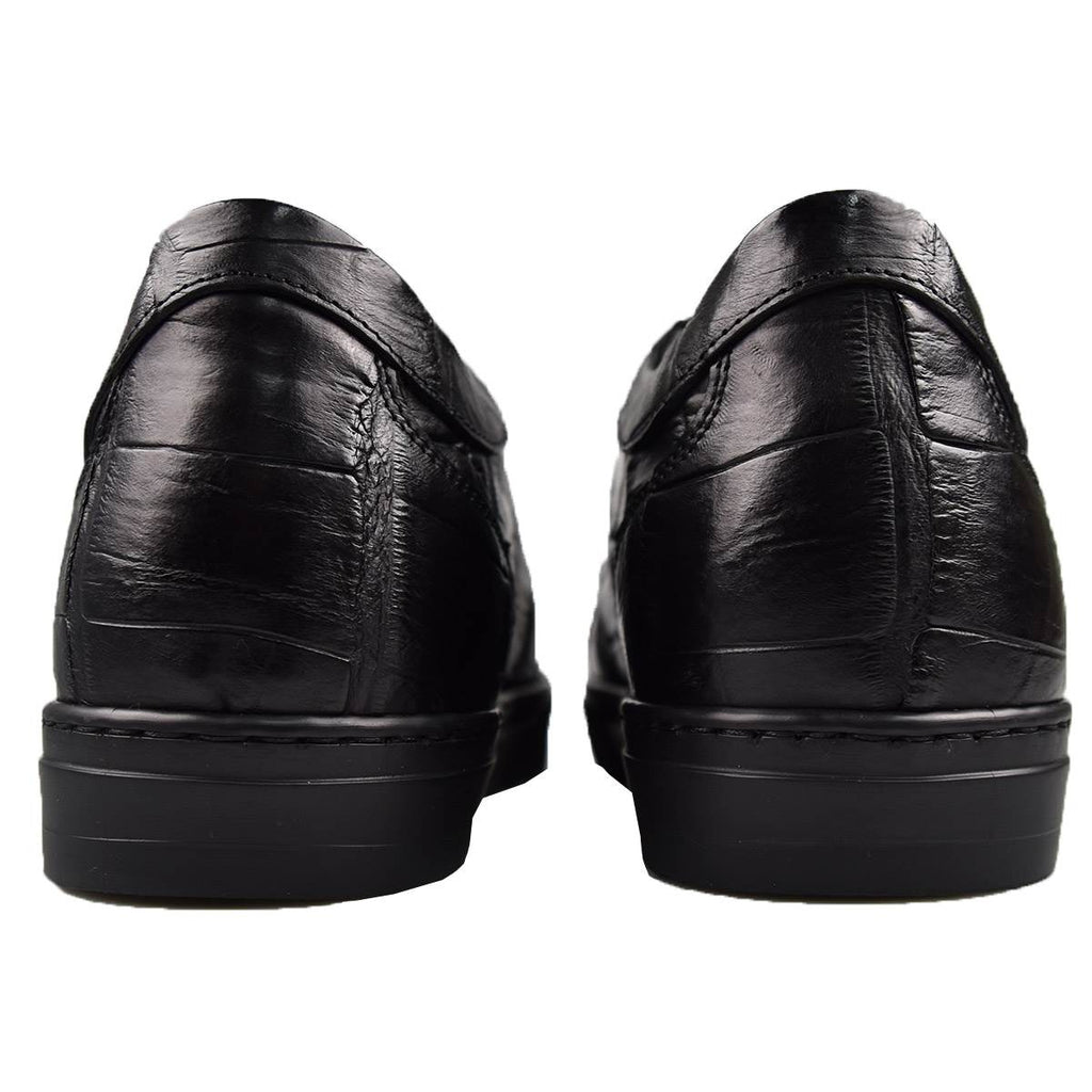 Kiton Black Crocodile Sneakers SUIB