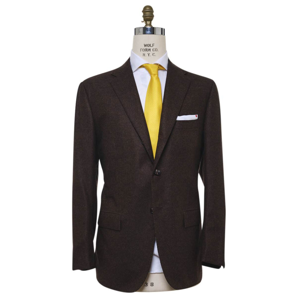 Kiton Brown Cashmere Blazer