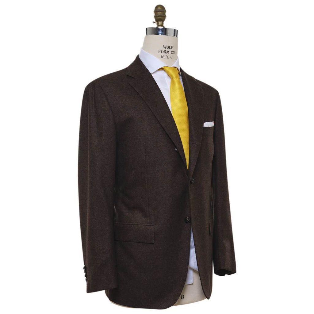 Kiton Brown Cashmere Blazer — view 2