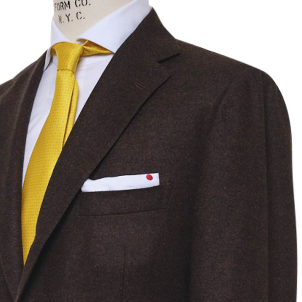 Kiton Brown Cashmere Blazer — view 3