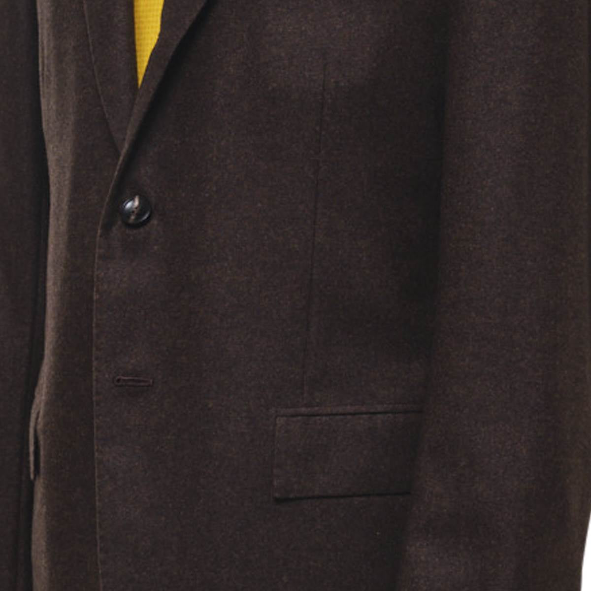Kiton Brown Cashmere Blazer — view 4