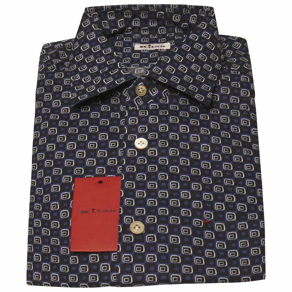 Kiton Multicolor Cotton Shirt (1575) — view 4