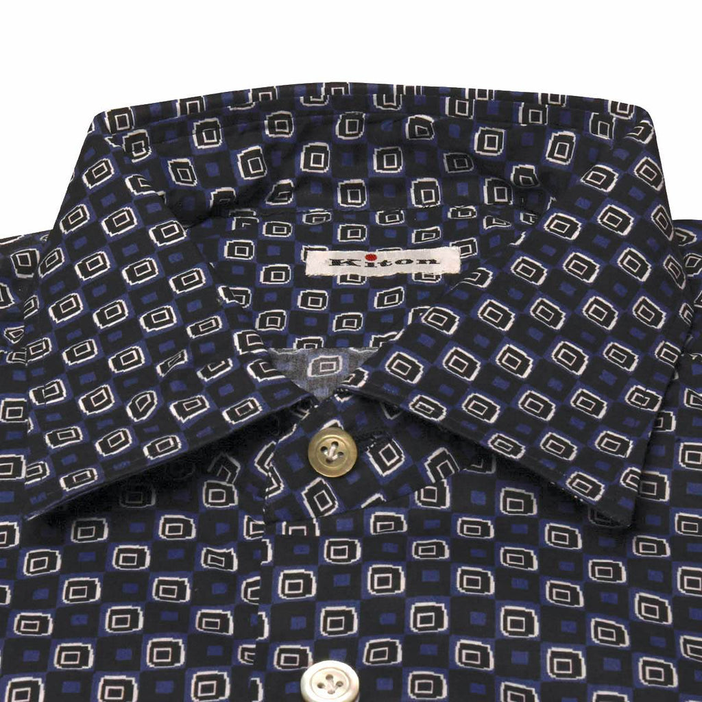 Kiton Multicolor Cotton Shirt (1575) — view 5