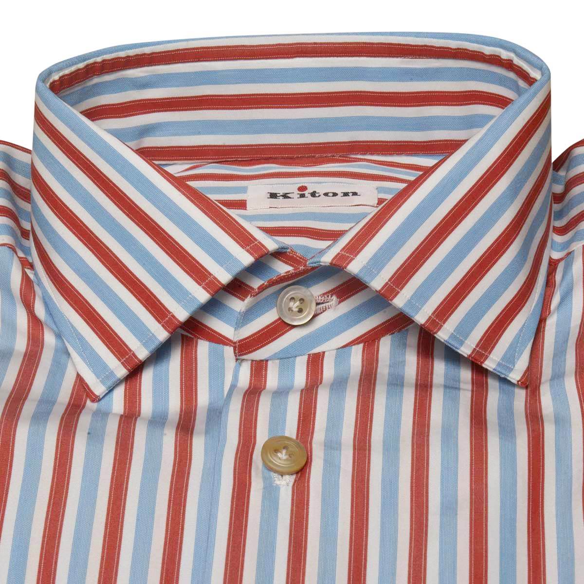 Kiton Multicolor Cotton Shirt Multicolor - view 6
